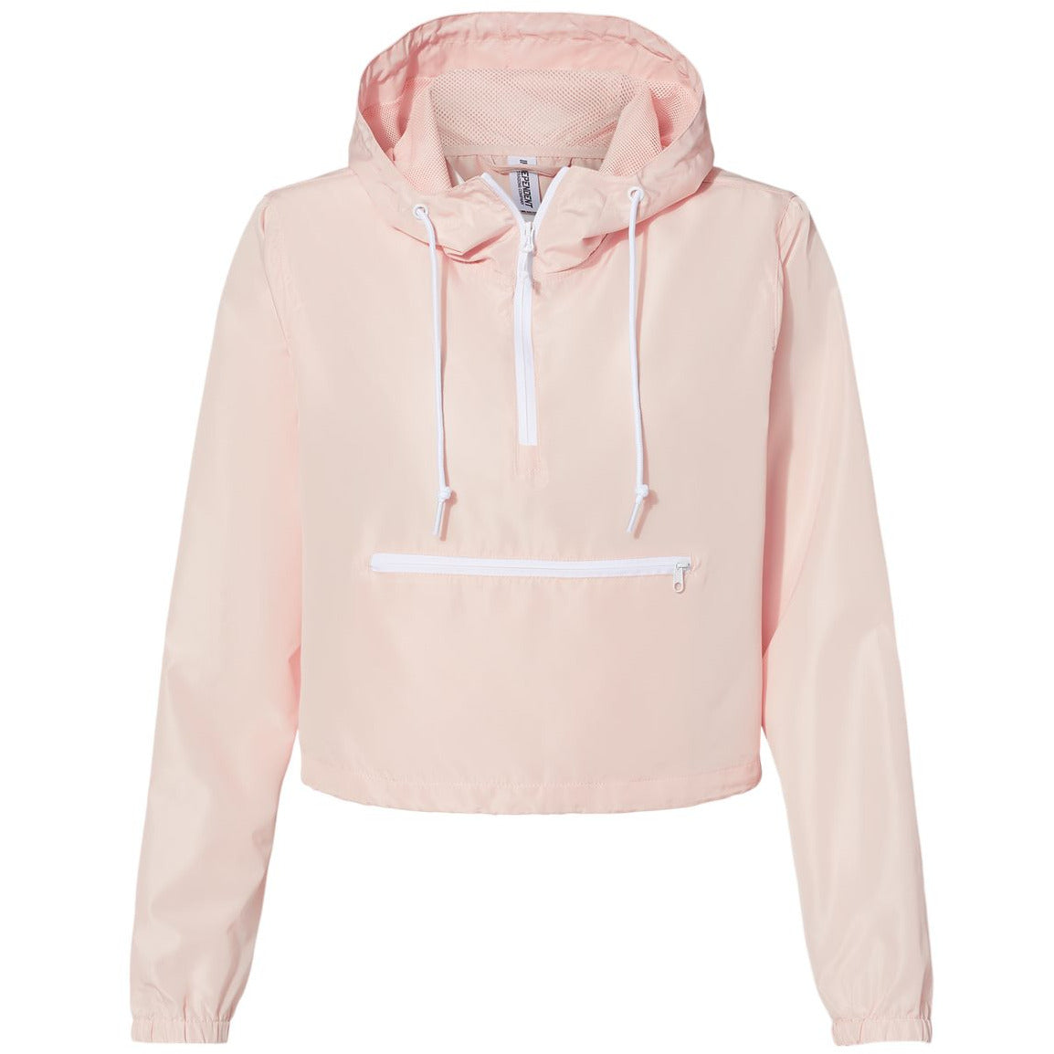Blush/ White Zipper